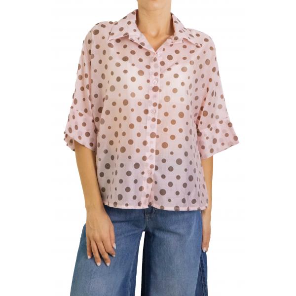 Camicia con pois